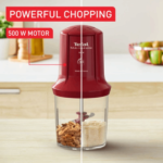 TEFAL MQ7145 MULTI 500W ΜΕ ΔΟΧΕΙΟ 500ML ΚΟΚΚΙΝΟ