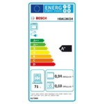 BOSCH HBA534ES4 ΦΟΥΡΝΟΣ ΑΝΩ ΠΑΓΚΟΥ 71LT ΧΩΡΙΣ ΕΣΤΙΕΣ Π59.4ΕΚ. INOX