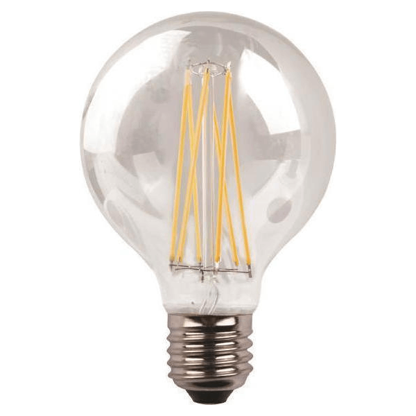 EUROLAMP CROSSED 147-78460 ΛΑΜΠΑ LED ΓΛΟΜΠΟΣ 11W E27 G95 6500K DIMMABLE