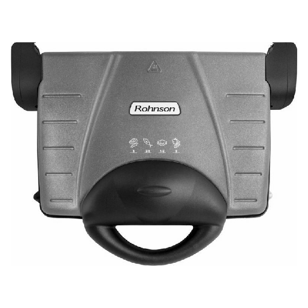 ROHNSON R-2330 ΤΟΣΤΙΕΡΑ ΓΚΡΙΛΙΕΡΑ ΜΕ ΑΠΟΣΠΩΜΕΝΕΣ ΚΕΡΑΜΙΚΕΣ ΠΛΑΚΕΣ 2000W ΓΚΡΙ