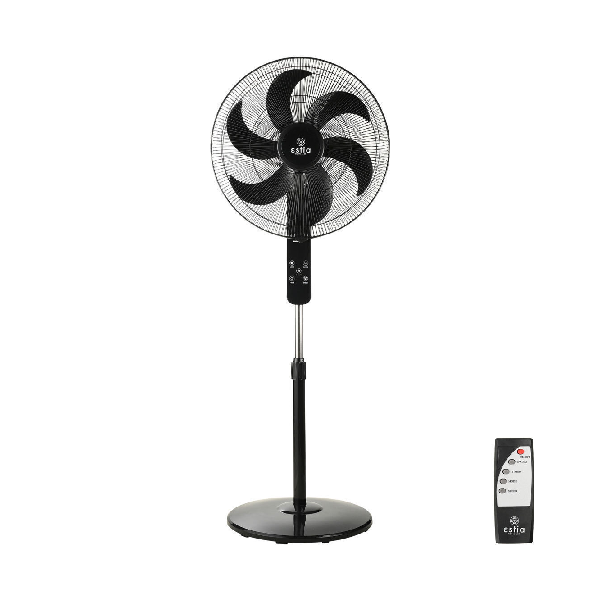 ESTIA BOW 06-21153 ΑΝΕΜΙΣΤΗΡΑΣ STAND ΕΠΙΔΑΠΕΔΙΟΣ BOW 45CM 75W ΜΑΥΡΟΣ ΜΕ ΤΗΛΕΧΕΙΡΙΣΤΗΡΙΟ