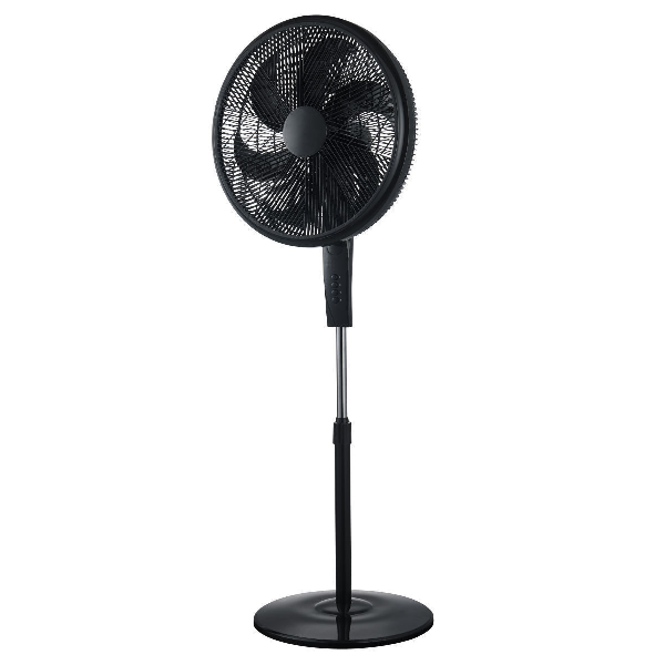 ESTIA ΛITHER 06-21146 ΑΝΕΜΙΣΤΗΡΑΣ STAND ΕΠΙΔΑΠΕΔΙΟΣ AITHER 45CM 75W ΜΑΥΡΟΣ