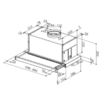 FABER MAXIMA NG ECO ENV8 A90 ΑΠΟΡΡΟΦΗΤΗΡΑΣ ΣΥΡΟΜΕΝΟΣ INOX 90cm
