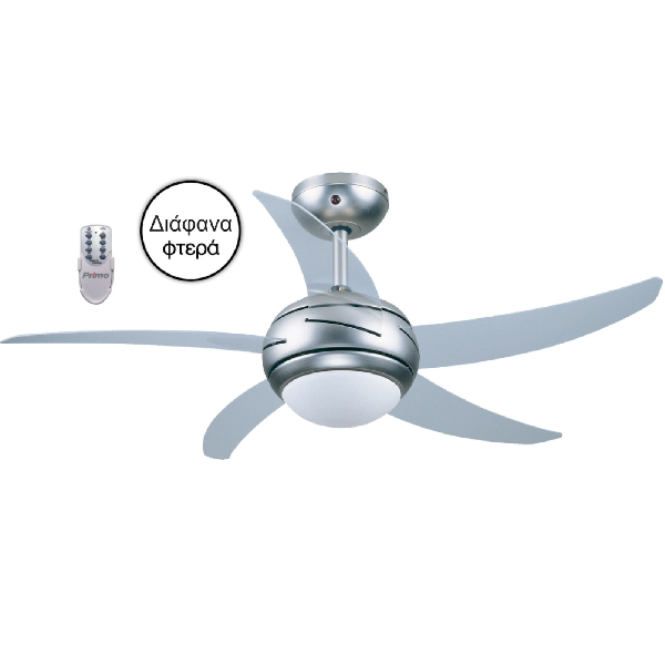 PRIMO PRCF-80282 ΑΝΕΜΙΣΤΗΡΑΣ ΟΡΟΦΗΣ 110CM ΜΕ ΦΩΣ ΚΑΙ ΤΗΛΕΧΕΙΡΙΣΤΗΡΙΟ ΑΣΗΜΙ